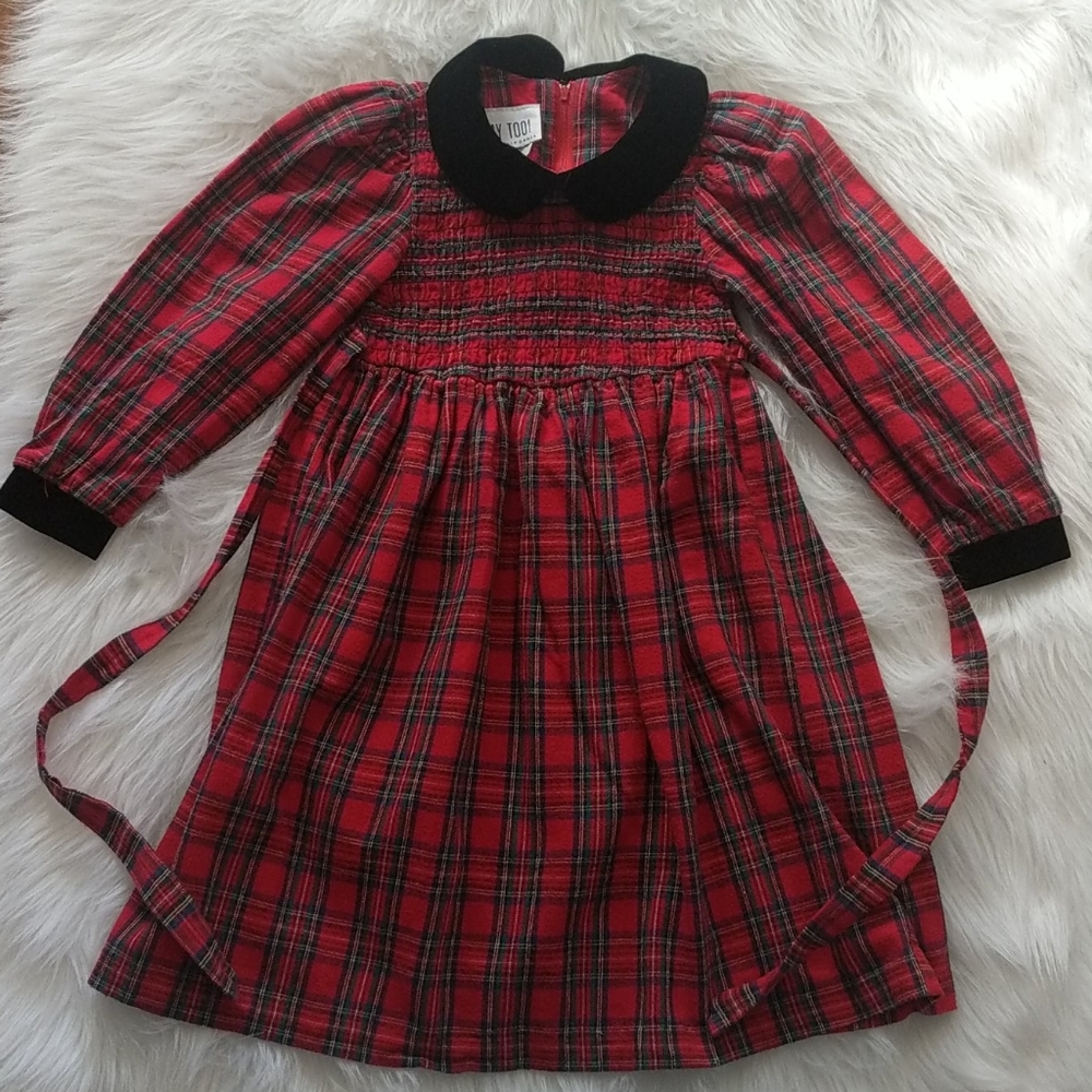 Amy Too! Buffalo Plaid Flannel Dress